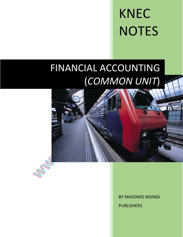 ACCOUNTING AND CONTROL NOTES