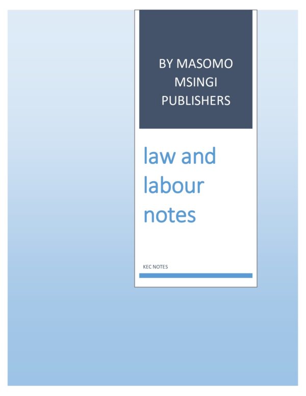 LAW AND LABOUR NOTES