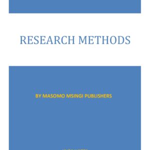 RESEARCH METHODS NOTES