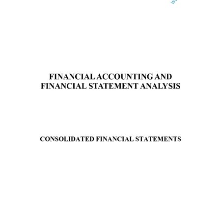 Consolidated Financial Statement Notes (Moi Uni)