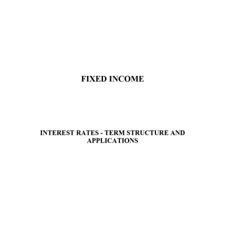 Interest Rates Notes (Moi Uni)