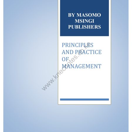 PRINCIPLES AND PRACTISE OF MANAGEMENT NOTES